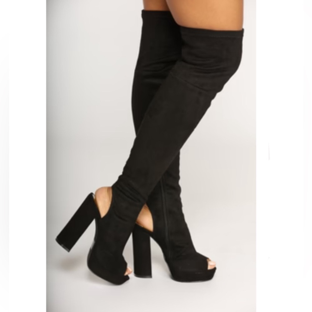 Fashion Nova thigh high heels